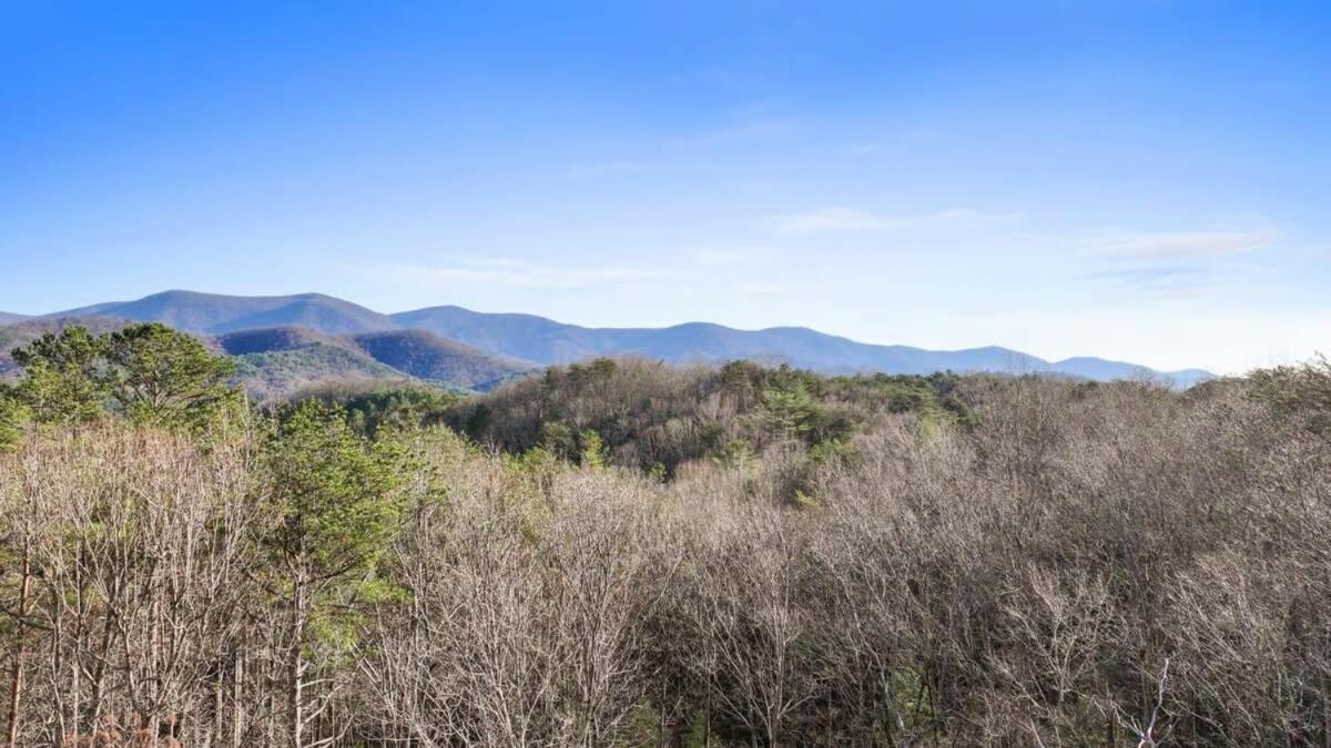 Mountain Views Hot Tub Firepit Close To Town Blue Ridge Bagian luar foto